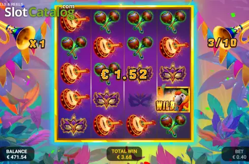 Скрин3. Drum Rolls & Reels слот