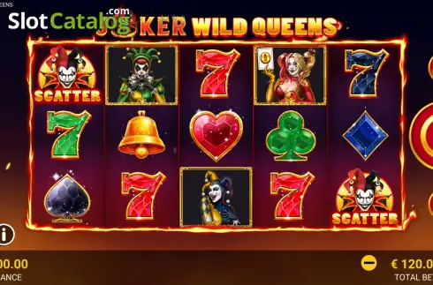 Скрин2. Joker Wild Queens слот