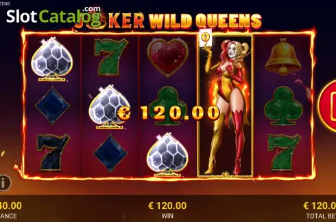 Скрин3. Joker Wild Queens слот