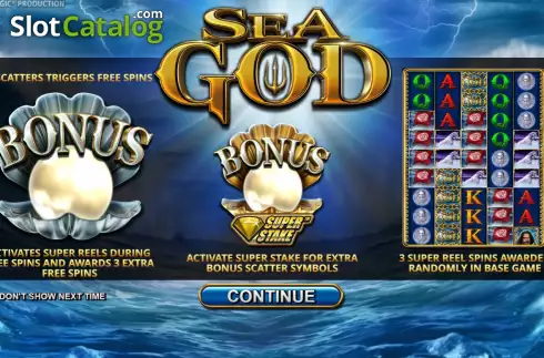 Скрин2. Sea God (Reflex Gaming) слот