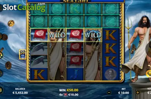 Скрин5. Sea God (Reflex Gaming) слот