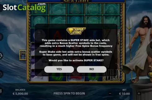 Скрин3. Sea God (Reflex Gaming) слот