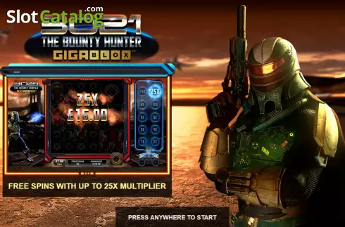 Скрин4. 3021 The Bounty Hunter Gigablox слот