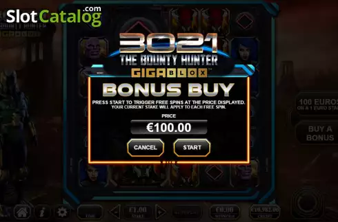 Скрин7. 3021 The Bounty Hunter Gigablox слот
