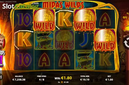 Скрин4. Midas Wilds слот