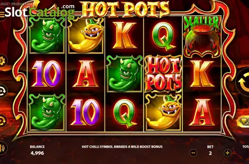 Скрин2. Hot Pots слот