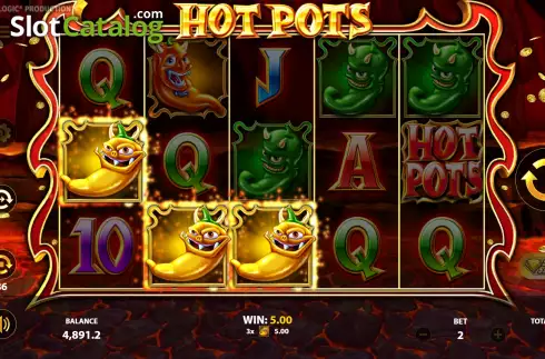 Скрин5. Hot Pots слот