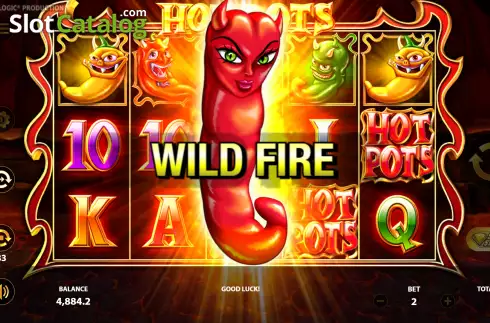 Скрин8. Hot Pots слот