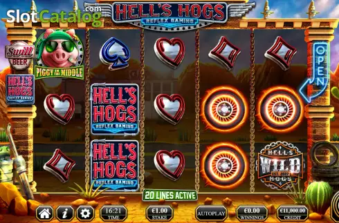 Скрин3. Hell's Hogs слот