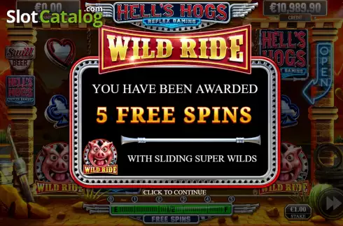 Скрин8. Hell's Hogs слот