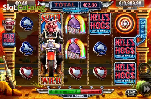 Скрин9. Hell's Hogs слот
