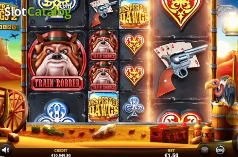 Скрин3. Desperate Dawgs 2 Gigablox слот