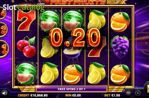 Скрин7. Fast Fruits DoubleMax слот