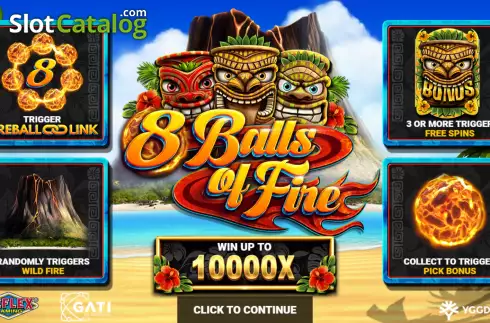 Скрин2. 8 Balls of Fire слот