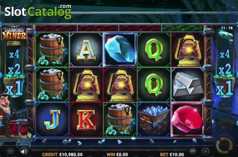 Скрин2. Diamond Miner DuoMax слот
