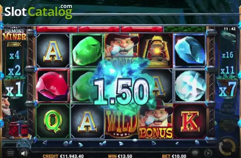 Скрин3. Diamond Miner DuoMax слот