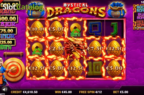 Скрин3. Mystical Dragons слот
