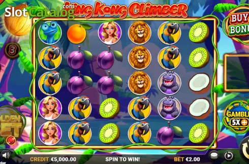 Скрин2. King Kong Climber слот