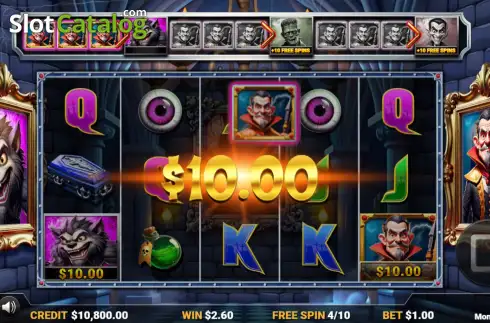 Скрин3. Monster Money (Reflex Gaming) слот