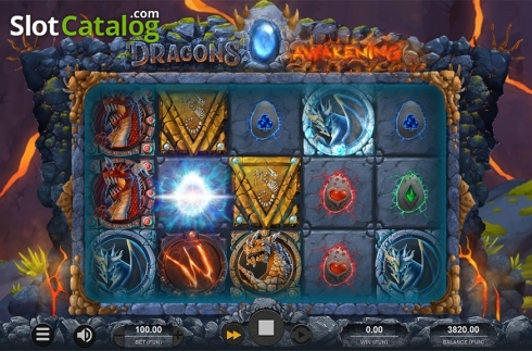 Скрин8. Dragons Awakening слот