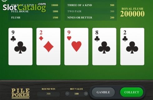 Скрин6. Pile Poker слот