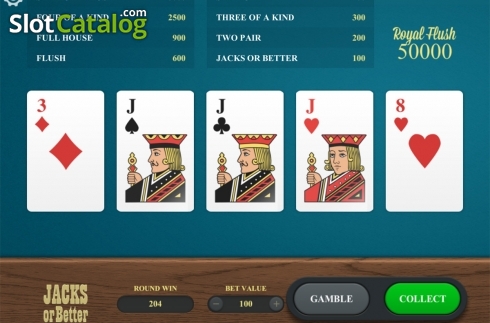 Скрин7. Jacks or Better (Relax Gaming) слот