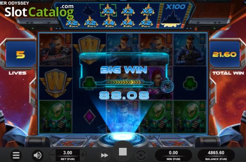 Скрин8. Multiplier Odyssey слот