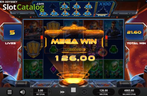 Скрин9. Multiplier Odyssey слот