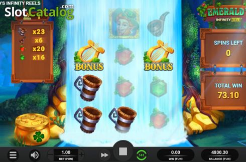 Скрин8. Emerald's Infinity Reels слот