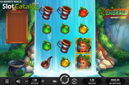 Скрин3. Emerald's Infinity Reels слот