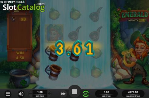 Скрин4. Emerald's Infinity Reels слот