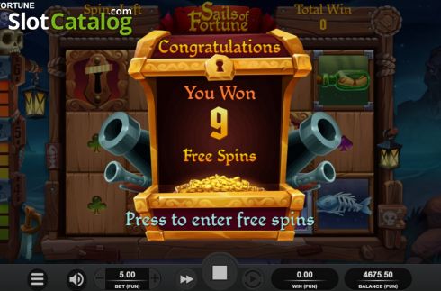 Скрин8. Sails of Fortune слот