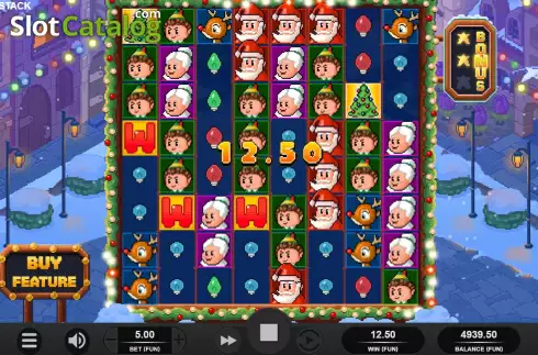 Скрин4. Santa's Stack слот