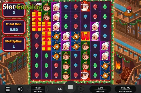 Скрин9. Santa's Stack слот