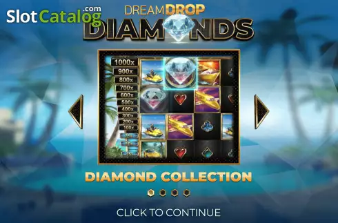 Скрин2. Dream Drop Diamonds слот