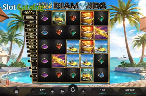 Скрин3. Dream Drop Diamonds слот