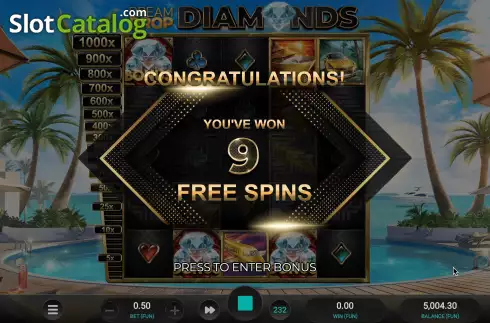 Скрин6. Dream Drop Diamonds слот