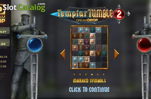 Скрин2. Templar Tumble 2 Dream Drop слот