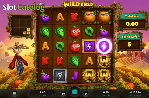 Скрин8. Wild Yield слот