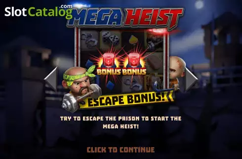 Скрин2. Mega Heist слот