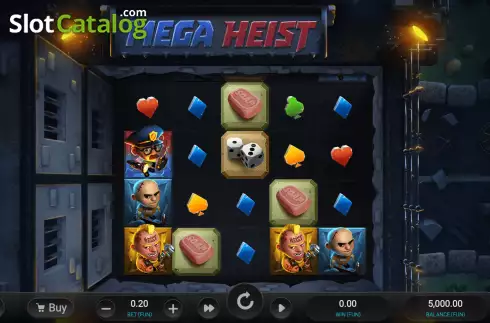 Скрин3. Mega Heist слот