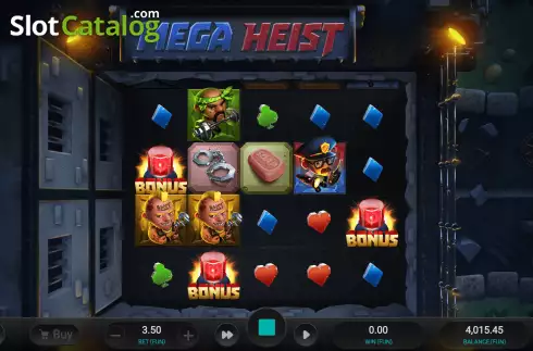 Скрин5. Mega Heist слот