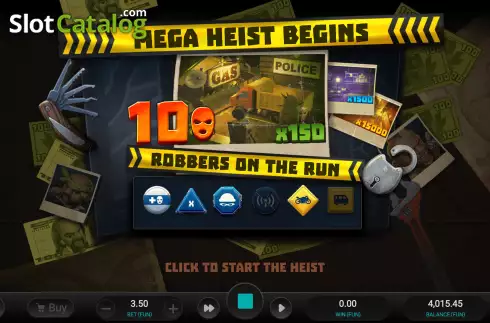 Скрин6. Mega Heist слот