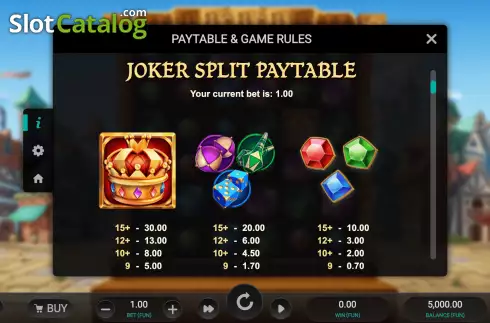Скрин9. Joker Split слот