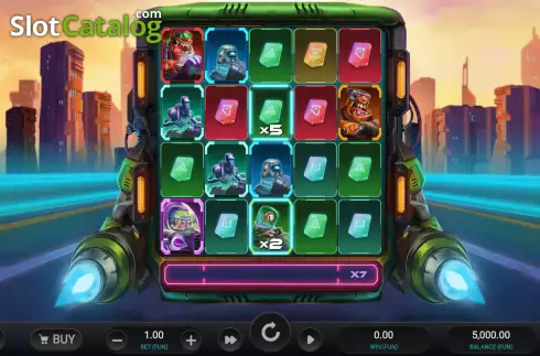 Скрин3. Galactic Racers Dream Drop слот