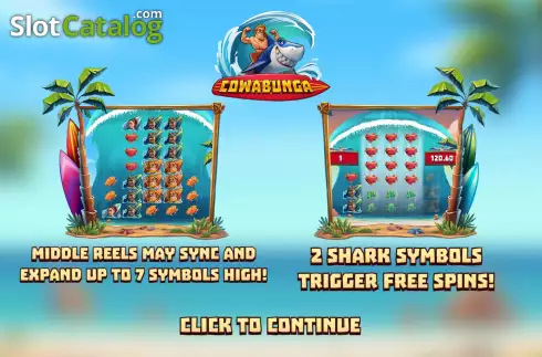 Скрин2. Cowabunga Dream Drop слот