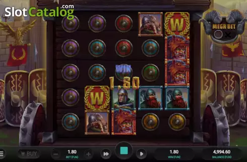 Скрин3. Roman Rivals Blood and Sand слот