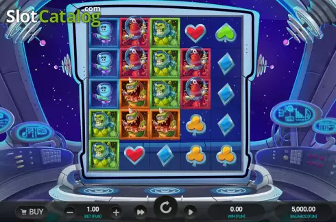 Скрин2. Space Attacks Dream Drop слот