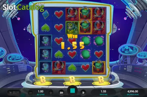 Скрин3. Space Attacks Dream Drop слот