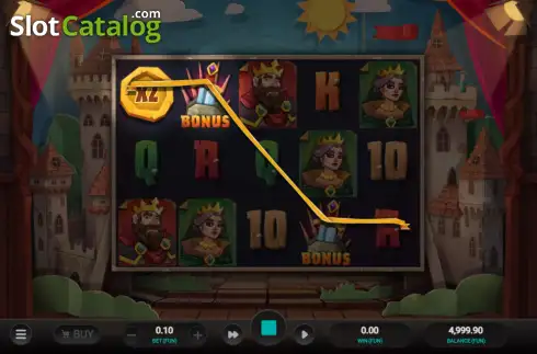 Скрин3. Camelot Cash слот